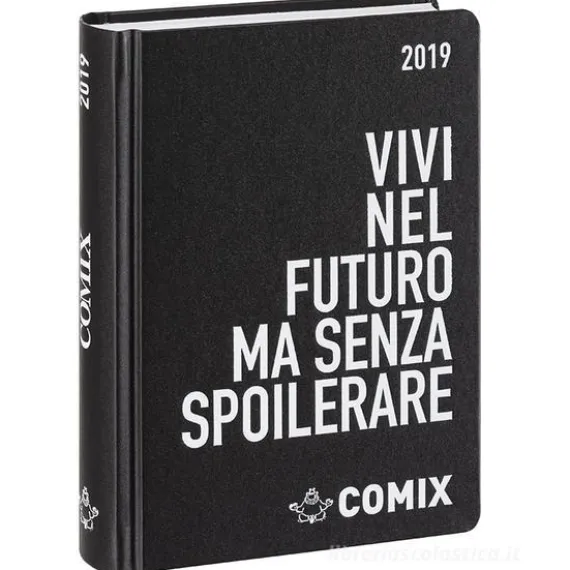Agenda Comix 2018-2019. Diario 16 mesi mignon plus. Nero e bianco