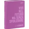 Agenda Comix 2018-2019. Diario 16 mesi mignon plus. Fucsia