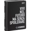 Agenda Comix 2018-2019. Diario 16 mesi mini. Nero e bianco