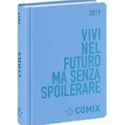 Agenda Comix 2018-2019. Diario 16 mesi mini. Azzurro