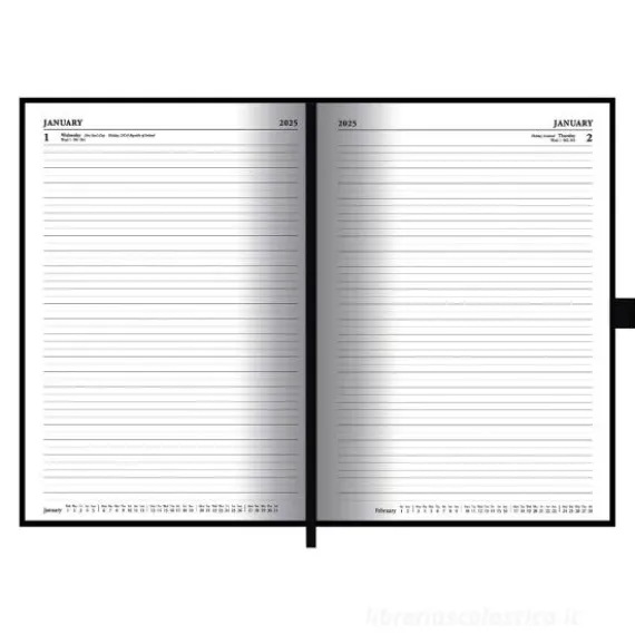 Agenda giornaliera 2025 Harry Potter cm 14,5x21,5