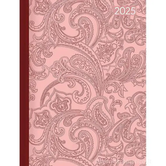 Agenda giornaliera 12 mesi 2025 Journal Style Paisley