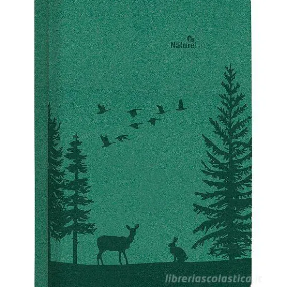 Agenda giornaliera 12 mesi 2025 Nature Line Forest cm 15x21