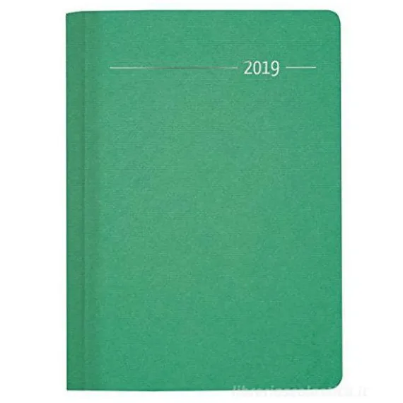 Agenda 2019 giornaliera 12 mesi Silk Line Emerald