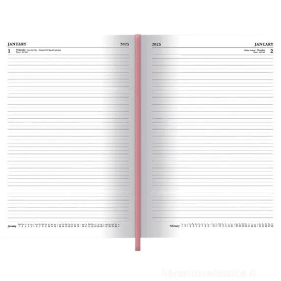 Agenda giornaliera 2025 Pusheen cm 14,5x21,5