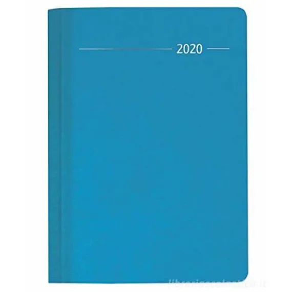 Agenda giornaliera 2020 Silk Line A5 Aqua