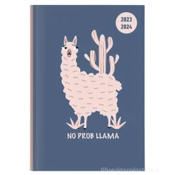 Agenda 12 mesi giornaliera 2023/2024 Collegetimer Llama cm 15x21