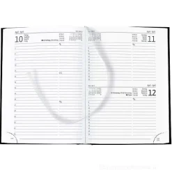 Agenda 12 mesi giornaliera 2024 320 pagine Black cm 15x21