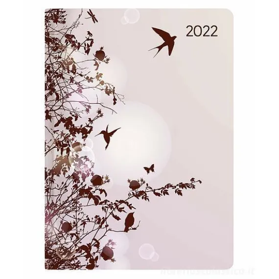 Agenda 12 mesi giornaliera Style 2022 Hummingbird Tree