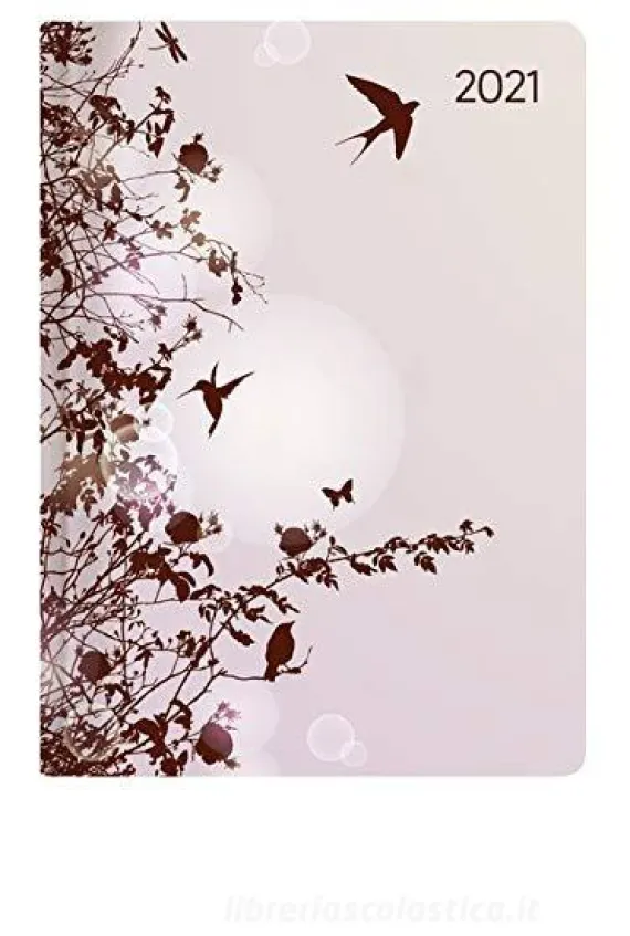 Agenda 12 mesi giornaliera 2021 Style Hummingbird Tree