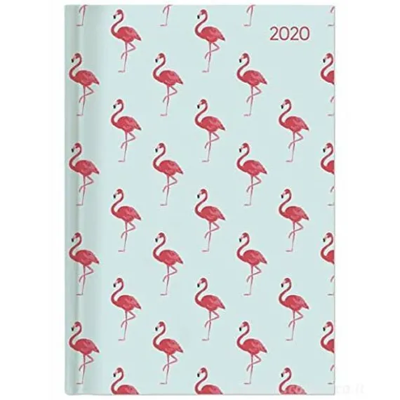 Agenda 12 mesi giornaliera 2020 Style Flamingos