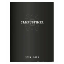 Agenda 17 mesi settimanale Campustimer 2022 Black A6
