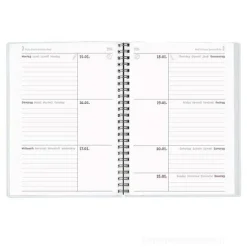 Agenda 17 mesi settimanale 2023/2024 Collegetimer Blue Marble spiralata cm 15x21