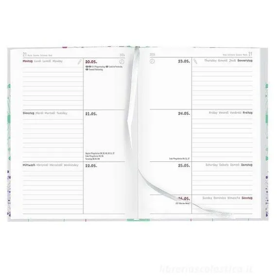Agenda 17 mesi settimanale 2023/2024 Collegetimer Blowballs cm 15x21