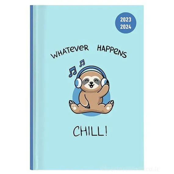 Agenda 17 mesi settimanale 2023/2024 Collegetimer Chill cm 15x21
