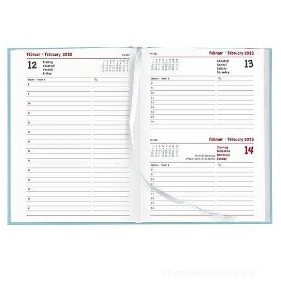 Agenda 17 mesi settimanale 2023/2024 Collegetimer Chill cm 15x21
