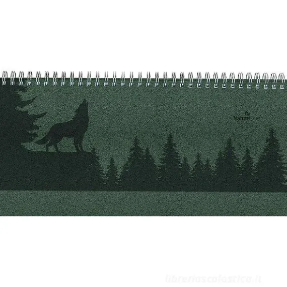 Agenda 12 mesi settimanale da tavolo 2024 Nature Line Pine cm 29,7x13,5