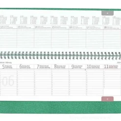 Agenda 12 mesi settimanale da tavolo 2024 Nature Line Forest cm 29,7x13,5