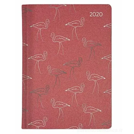 Agenda 12 mesi settimanale 2020 Ladytimer Glamour Flamingo