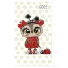 Agenda 12 mesi settimanale 2022 Ladytimer Slim Ladybug