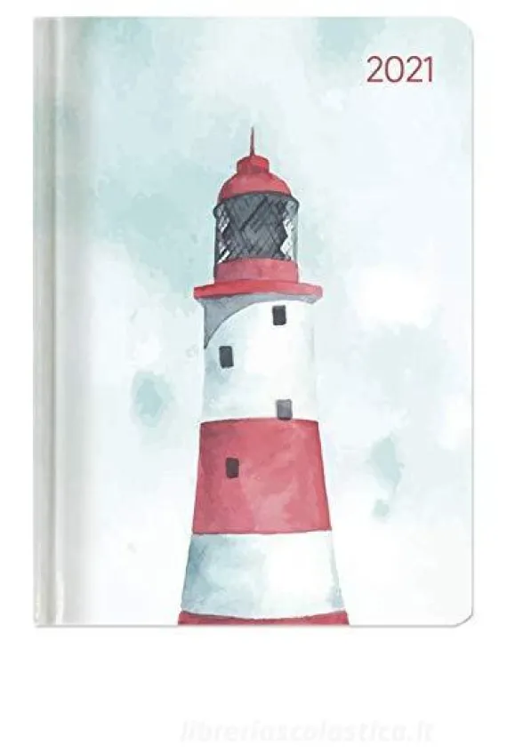 Agenda 12 mesi settimanale 2021 Ladytimer Pastel Lighthouse