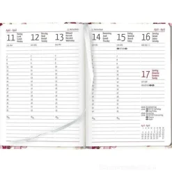 Agenda 12 mesi settimanale 2024 Ladytimer Flower Love cm 10,7x15,2
