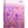 Agenda 12 mesi settimanale 2024 Ladytimer Lavender cm 10,7x15,2
