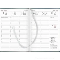 Agenda 12 mesi settimanale 2024 Ladytimer Deluxe Sky cm 10,7x15,2