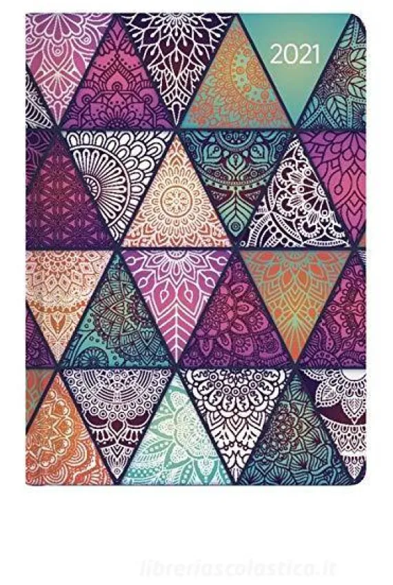 Agenda 12 mesi settimanale 2021 Ladytimer Oriental Pattern