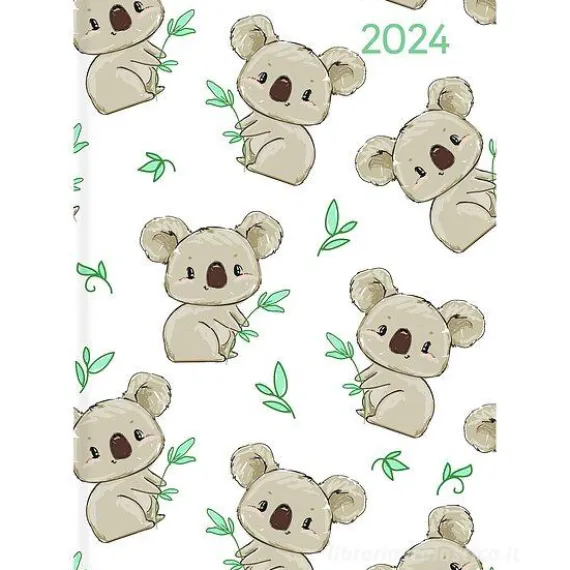 Agenda 12 mesi settimanale 2024 Ladytimer Mini Koala cm 8x11,5