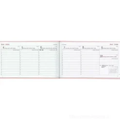 Agenda 12 mesi settimanale 2024 Ladytimer To Go Deluxe Salmon cm 15,3x8,7