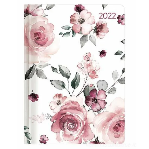Agenda 12 mesi settimanale 2022 Ladytimer Roses