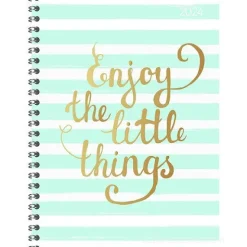 Agenda 12 mesi settimanale 2024 Ladytimer spiralata Little Things cm 15x21