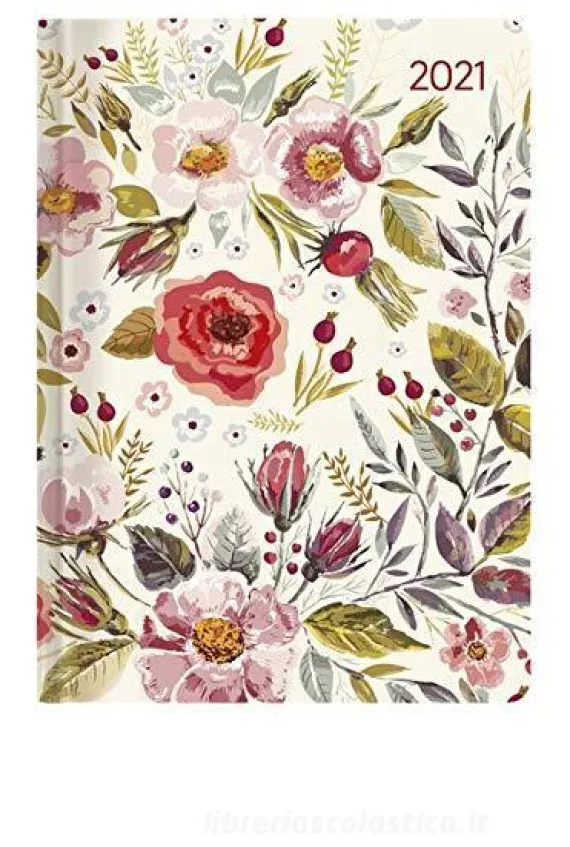 Agenda 12 mesi settimanale 2021 Ladytimer Flower Field
