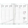 Agenda 12 mesi settimanale 2024 Ladytimer Slim Blue Flowers cm 9x15,6