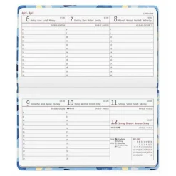 Agenda 12 mesi settimanale 2022 Ladytimer Pad Terrazzo