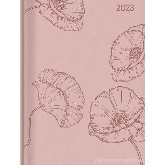 Agenda 12 mesi settimanale 2023 Ladytimer Deluxe Salmon