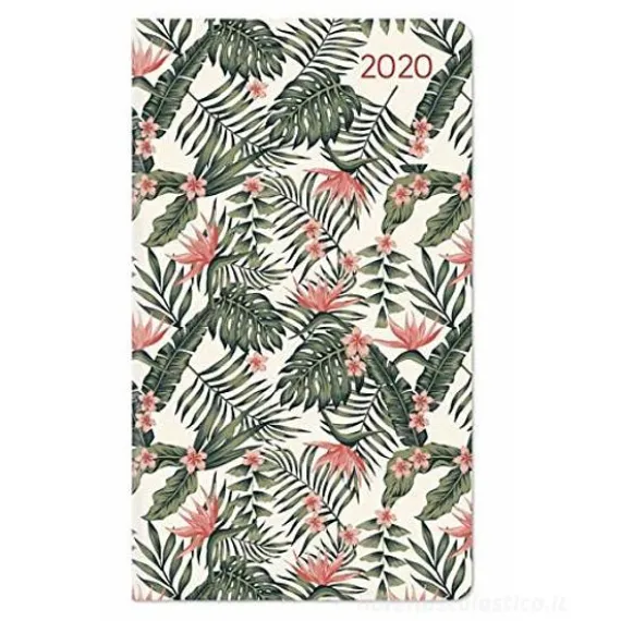 Agenda 12 mesi settimanale 2020 Ladytimer Slim Flowers