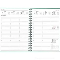 Agenda 12 mesi settimanale 2024 Nature Line Forest spiralata cm 15x21