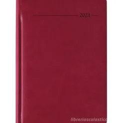 Agenda 12 mesi settimanale 2024 128 pagine Tucson Red cm 15x21