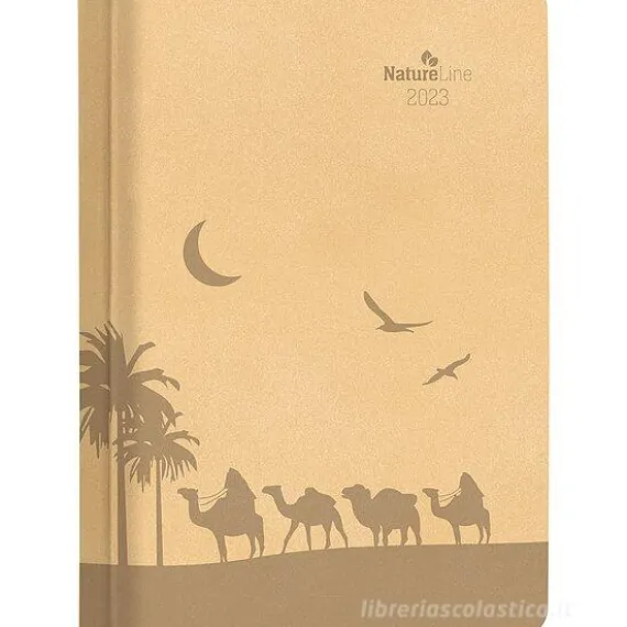 Agenda 12 mesi settimanale 2023 192 pagine Nature Line Sand