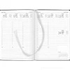 Agenda 12 mesi settimanale 2024 128 pagine Tucson Black cm 15x21