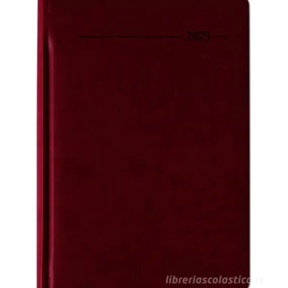 Agenda 12 mesi settimanale 2025 128 pagine Tucson Red cm 15x21