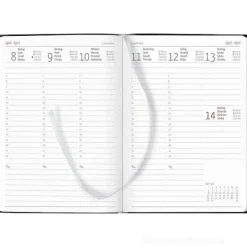 Agenda 12 mesi settimanale 2024 128 pagine Balacron Black cm 15x21