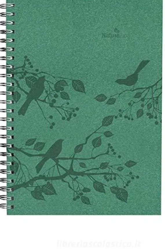 Agenda 12 mesi settimanale spiralata 2021 Wire-O Nature Line A5 Forest