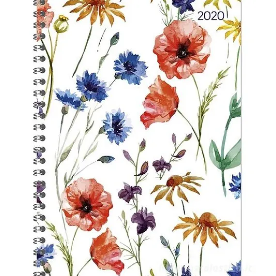 Agenda 12 mesi settimanale spiralata 2020 Ladytimer Flowers
