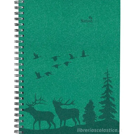 Agenda 12 mesi spiralata settimanale 2023 128 pagine Nature Line Forest