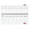 Agenda planner 12 mesi settimanale da tavolo 2022 Red