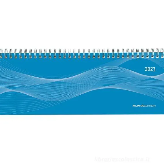 Agenda planner 12 mesi settimanale da scrivania 2023 Blue