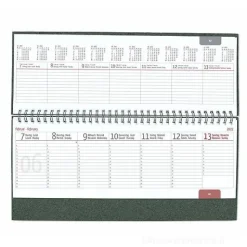 Agenda planner 12 mesi settimanale da tavolo 2022 Nature Line Pine
